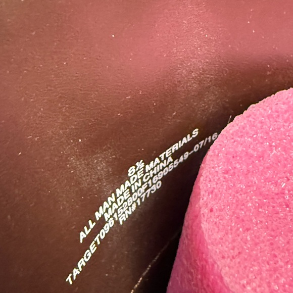 Target Merona Brown Leather Tall Riding Style Boots with Faux Spur Straps - Picture 5 of 6